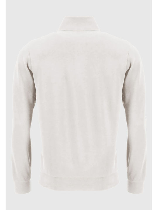 Fynch Hatton Pullover της σειράς Zip Troyer - 1213 1713 823 Offwhite