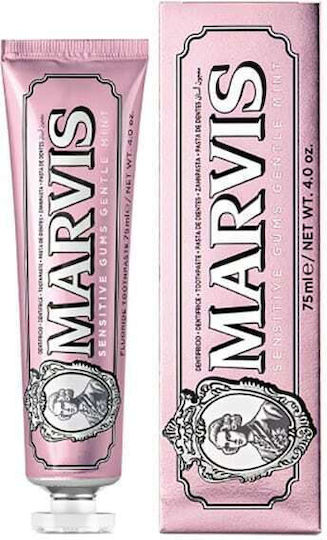 Marvis Sensitive Gums Gentle Mint Οδοντόκρεμα για Ουλίτιδα & Πλάκα 75ml