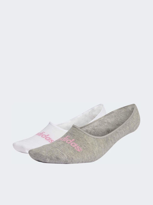 adidas Thin Linear Ballerina Γυναικείες Κάλτσες Πολύχρωμες 2Pack adidas Thin Linear Ballerina Γυναικείες Κάλτσες Πολύχρωμες 2Pack