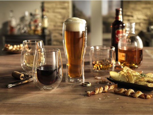Zwilling J.A. Henckels Set of Glasses Beer, μπίρας made of Plastic 414ml 2pcs