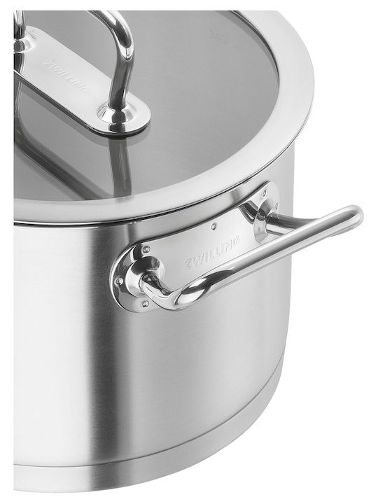 Zwilling J.A. Henckels Pots Set of Stainless Steel with Non-stick Coating Silver 9pcs