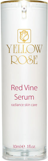 Yellow Rose Red Vine Anti-Aging Face Serum with Panthenol for Detoxifying and Brightening 30ml