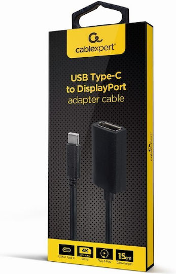 Cablexpert Konverter USB-C männlich zu DisplayPort weiblich 1Stück A-CM-DPF-02