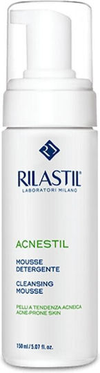 Rilastil Acnestil Cleansing Αφρός Καθαρισμού Προσώπου για Ακνεϊκές Επιδερμίδες 250ml