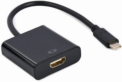 Cablexpert Konverter USB-C männlich zu HDMI weiblich Schwarz (A-CM-HDMIF-04)