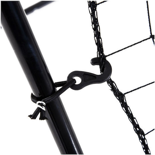 HomCom Ball-Rückholnetz für Fußballtraining 122x95x60cm Tor mit Ballrückprallnetz 122x95x172cm