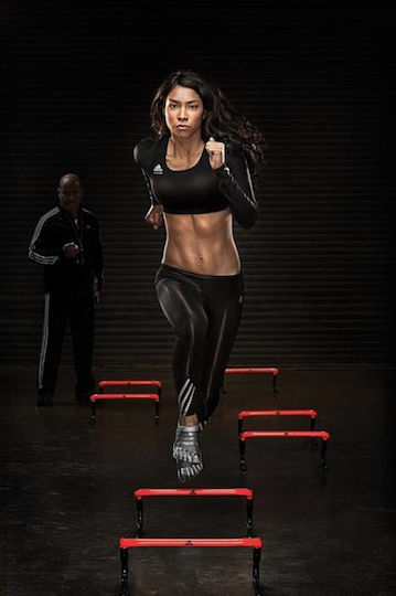 adidas Adjustable Hurdle Εκπαιδευτικό Εμπόδιο σε Κόκκινο Χρώμα