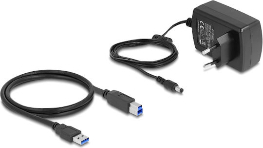 DeLock Docking Station pentru 2 Hard Disk-uri SATA 2.5" / 3.5" cu conectivitate USB 3.0 (64183)