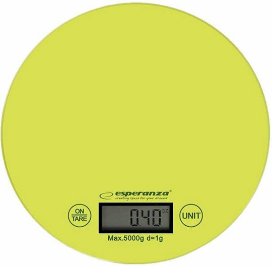 Esperanza Mango Digital Kitchen Scale Up To 5kg Green