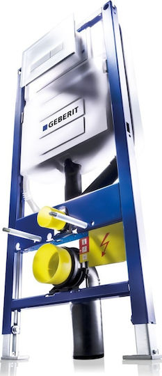 Geberit Delta Εντοιχιζόμενο Πλαστικό Καζανάκι Πλάτης Χαμηλής Πίεσης