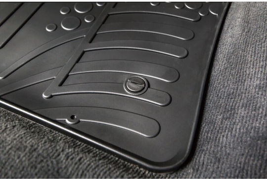 Gledring Set of Front and Rear Mats 4pcs Tray Type for Skoda Yeti 2013+ Black