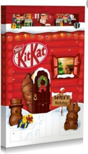 Nestle Kit Kat Calendar Chocolate Treats Milk 208gr