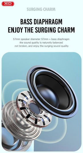 XO F38 Thor Ηχείο Bluetooth 5W με Ραδιόφωνο και Διάρκεια Μπαταρίας έως 2.5 ώρες Μαύρο
