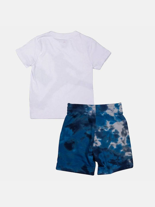 Jordan Kids Set with Shorts Summer 2pcs White