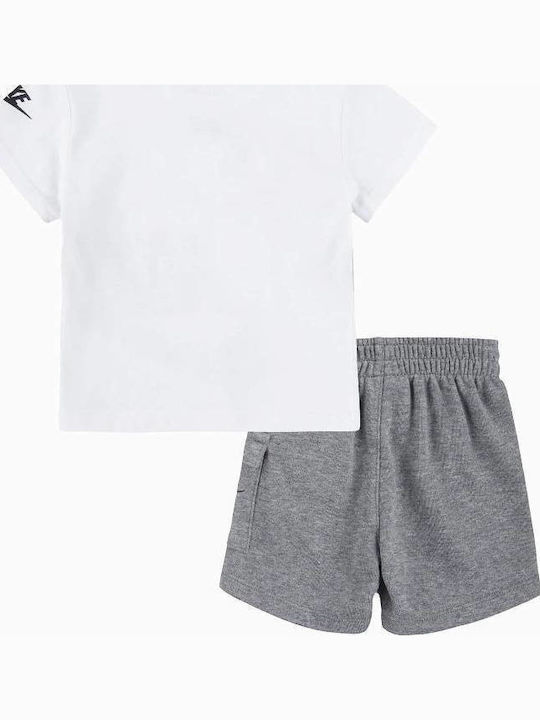 Kinder-Set mit Shorts Sommer 2Stück Weiß