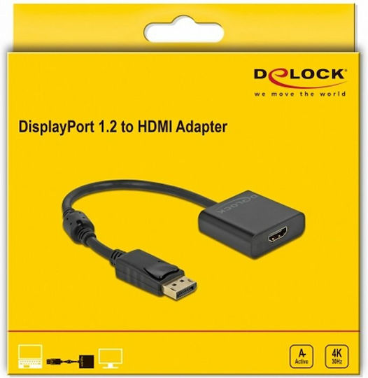 DeLock Displayport 1.2 HDMI M/F 4K HDMI Splitter 63585