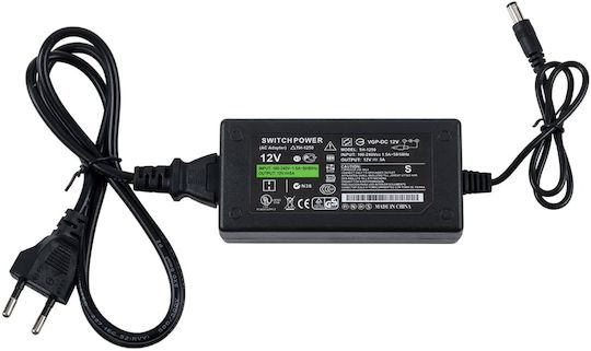 GloboStar LED-Streifen 12V Kaltweiß Licht 5m Typ COB mit Netzteil