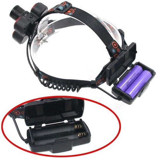 Rechargeable Headlamp LED with Maximum Brightness 3000lm