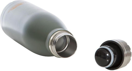 Trespass Caddo Bottle Thermos Stainless Steel 500ml Olive