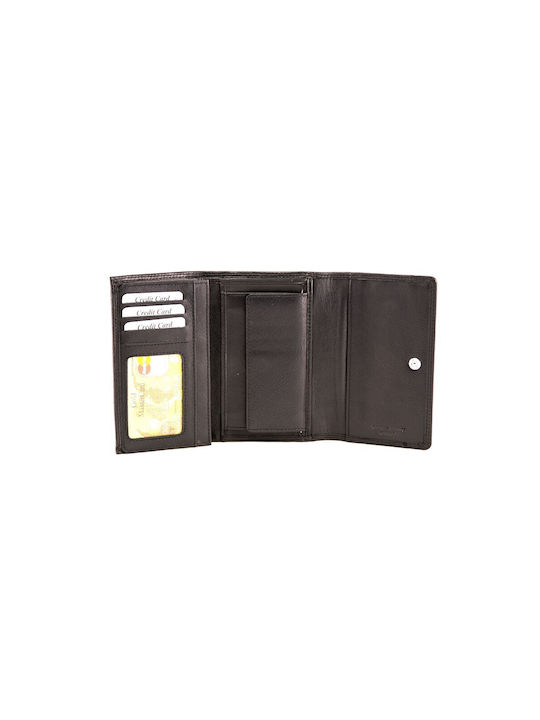 Forest Large Leather Women's Wallet Black