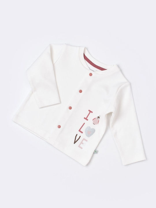 Kinder-Set mit Hose Winter 2Stück Weiß Little Love