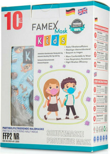 Famex Kids Mask FFP2 NR Protective Mask FFP2 Kids 5pcs
