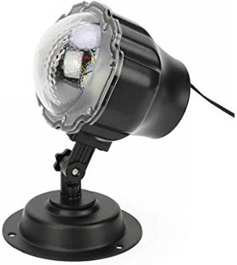 Proiector De Crăciun Cu Iluminare Colorată Electric IP44 Pentru Exterior Snow Flower Cu Telecomandă