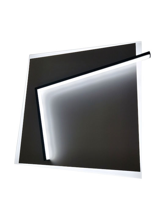 Avide ADO3S-MALA-2.4G Ceiling Mount Light 42cm Black with Integrated LED and Remote Control