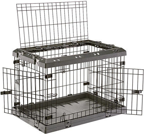 Ferplast Dog Wire Crate with 2 Doors 62x47x50cm