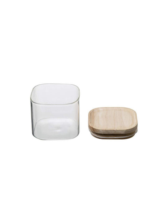 Secret de Gourmet Set 3 Bucăți Vaze Utilizare Generală cu Capac Ermetic Sticlă Transparent 3 Bucăți