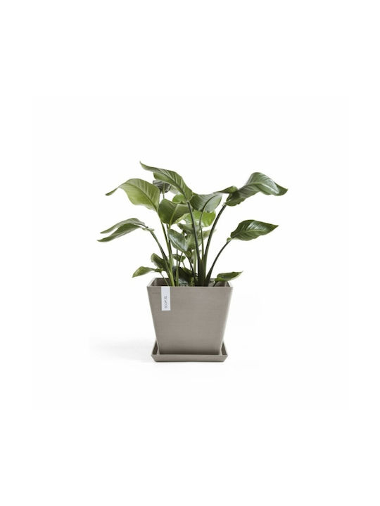 Ecopots Flower Pot 30x26.3cm in Gray Color 74.005.30TA