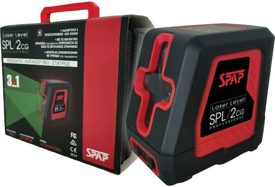 Spap SPL / 2CG Linear Laser Level Green Beam with Working Range 30m