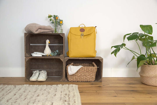 Laessig Τσάντα-Αλλαξιέρα Πλάτης Adventure Lemon Curry 34x14x42εκ.