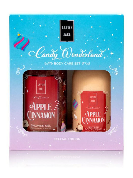 Lavish Care Holly Jolly Apple Pie Σετ Περιποίησης για Ενυδάτωση & Καθαρισμό Σώματος 3τμχ