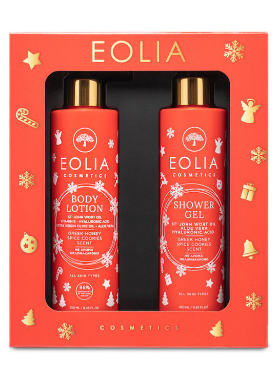 Eolia Cosmetics Spice Cookies Greek Honey Σετ Περιποίησης για Ενυδάτωση & Καθαρισμό Σώματος
