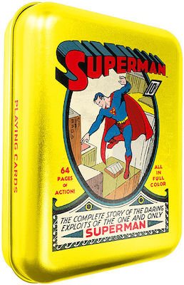 Cartamundi Warner Comic #1 Plastic Collectable Card Deck Superman