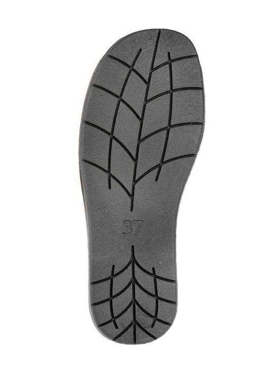 Anatomical Leather Women's Slippers Golden