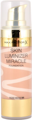 Max Factor Skin Luminizer Miracle Liquid Make Up 65 Rose Beige 30ml