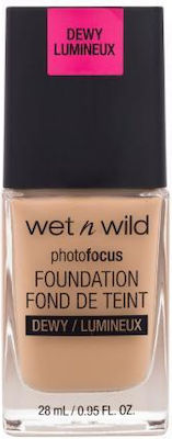 Wet n Wild Photo Focus Dewy Liquid Make Up Desert Beige 28ml