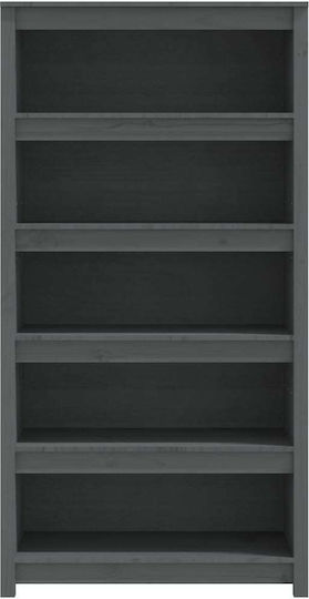Bibliothek Grau 80x35x154cm