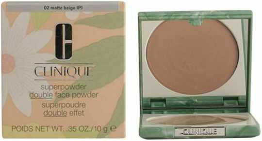 Clinique Superpowder Double Face Сгъваеми 02 Матово бежово 10гр