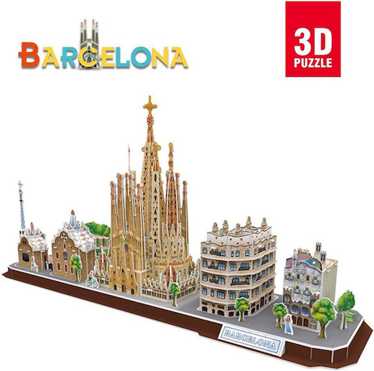 Barcelona City Line Puzzle 3D 186 Teile