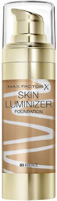 Max Factor Skin Luminizer Miracle Liquid Make Up 80 Bronze 30ml