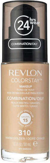 Revlon Colorstay Make-up Combination Oily Skin Liquid Make Up SPF15 30ml