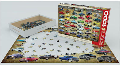 Pickup Truck Evolution Puzzle 2D 1000 Pieces