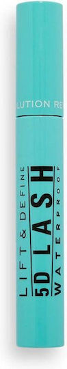 Revolution Beauty Mascara Lift & Define 5D Lash Impermeabilă Negru Intens 14ml