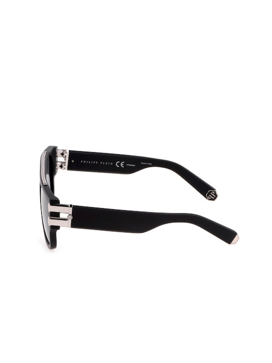 Philipp Plein Herren Sonnenbrille mit Gray Kunststoff Gestell und Gray Linse SPP011V 703X