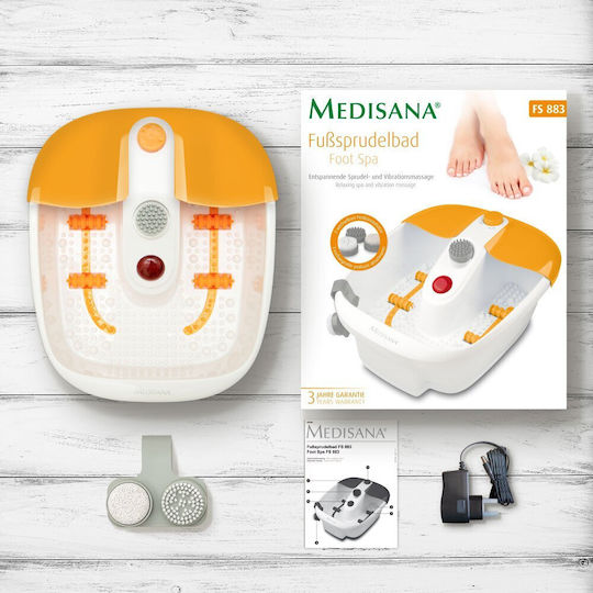 Medisana FS 883 Foot Bath with Infrared Heat and Vibration Orange