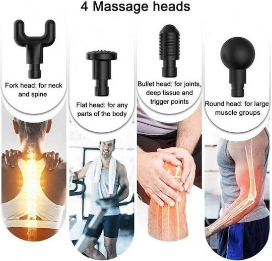 Gun Massage for the Legs, the Body & the Hands with Vibration
