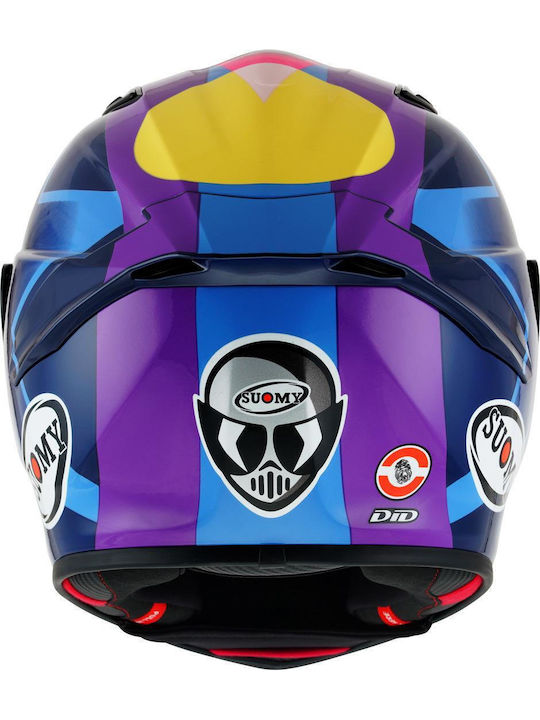 Suomy Track-1 Replica Suomy Motorradhelm Volles Gesicht ECE 22.06 Gewicht 1350gr